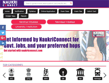 Tablet Screenshot of naukriconnect.com